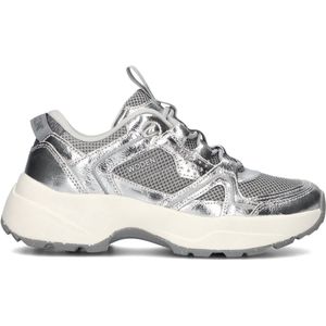 Woden Sif Metallic Lage sneakers - Dames - Grijs - Maat 38