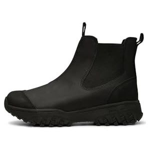 Woden Magda Track Warm Waterproof II Rain Boot voor dames, zwart, 38 EU