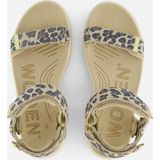 Woden Line Leopard Sandalen Leer - Dames