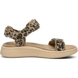 Woden Line Leopard Sandalen Leer - Dames