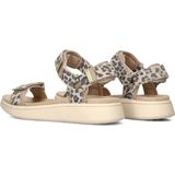Woden Line Leopard Sandalen Leer - Dames