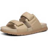 Lisa - Muiltjes - Effen - Leer - Platte Hak