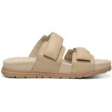 Lisa - Muiltjes - Effen - Leer - Platte Hak