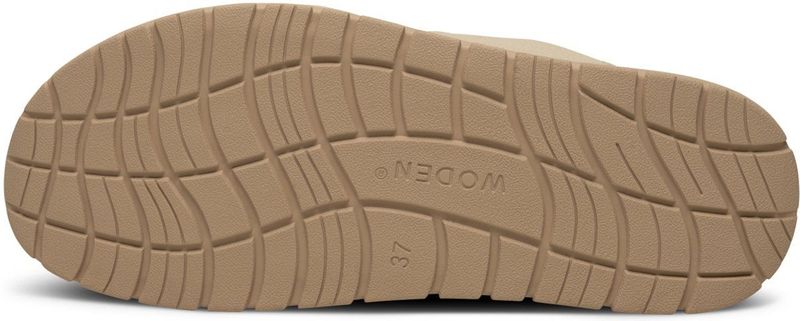 Lisa - Muiltjes - Effen - Leer - Platte Hak