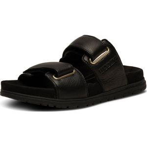 Woden Lisa Slippers - Dames - Zwart