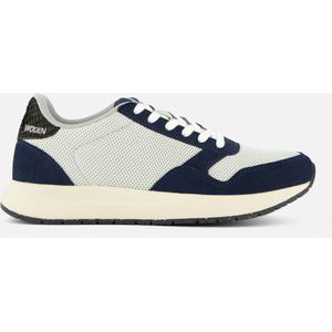 Woden Nicoline Sneakers blauw Textiel - Dames - Maat 42