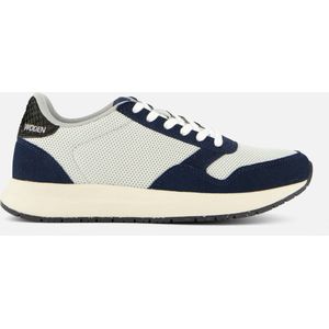 Woden Nicoline Sneakers blauw Textiel