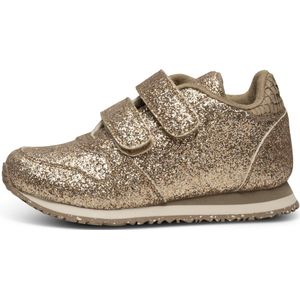 Sneakers - Effen - Imitatieleer - Glitterend - Platte Hak