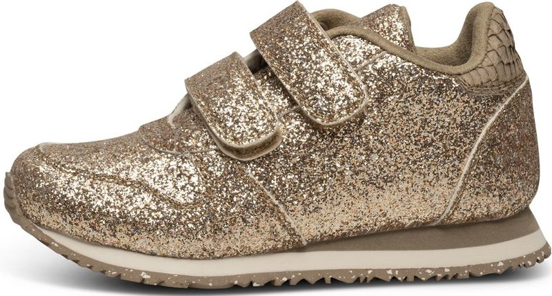 Sneakers - Effen - Imitatieleer - Glitterend - Platte Hak