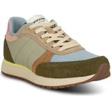 Woden Ronja Sneakers groen Leer - Dames