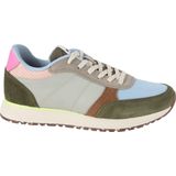 Woden Ronja Sneakers groen Leer - Dames
