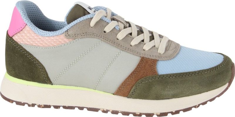 Woden Ronja Sneakers groen Leer - Dames