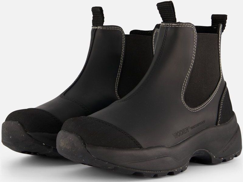 Enkellaarsjes - Siri - Waterproof - Zwart