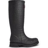 Woden Large Croco Waterproof boots zwart