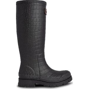 Woden Large Croco Waterproof boots zwart