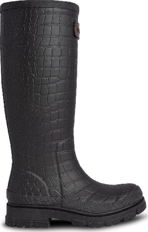 Woden Large Croco Waterproof boots zwart