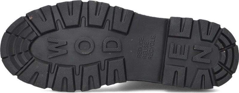 Woden Liv Croco Waterproof Laarzen - Rubber - Dames - Zwart