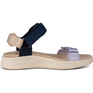 Line - Sandalen - Zwart - Textiel - Natural Soft Tussenzool