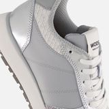 Woden - Ronja Metallic - Sneakers - Glinsterend - Leer - Gerecycled Mesh