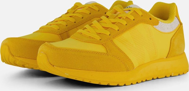 Woden Ronja Sneakers - Geel Suede met Airflow-systeem