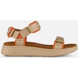 Woden - Line Heritage - Sandalen - Beige - Textiel/Rubber