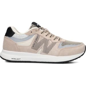 WODEN - Rigmor Open Mesh - Sneakers - Grijs - Suède - Gerecycled Mesh