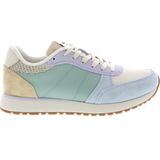 Sneakers - Ronja - Color-Blocking - Glad Leer en Suède - Platte Hak