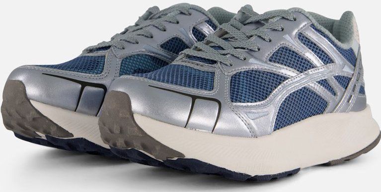 Sneakers - Josephine - Kleur: Color-Blocking - Materiaal: Leer, Imitatieleer, Mesh