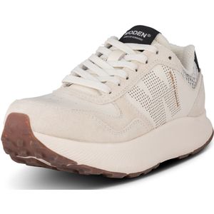 Sneakers - Mathilde Runner - Leer - Suède - Geüpcycled Visleer