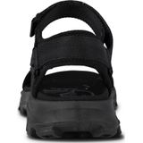 Woden - Sandie - Sandalen - Zwart - Textiel