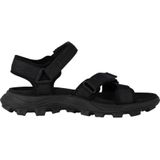 Woden - Sandie - Sandalen - Zwart - Textiel