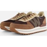 Woden - Ronja - Plateau Sneakers - Bruin - Suede