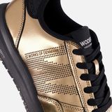 Woden - Nicoline Metallic - Sneakers - Goud - Leer