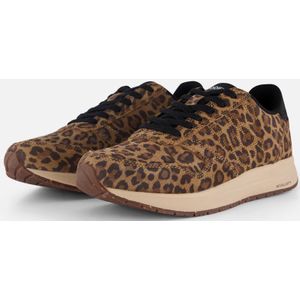 Woden - Nicoline Leo - Sneakers - Bruin - Leopard Smart Mode