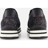 Woden - Ronja Glitter - Plateau Sneakers - Zwart - Dames