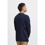 BLEND - Shirt - Navy - Lange Mouw - Normale Pasvorm