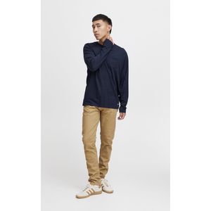 BLEND - Shirt - Navy - Lange Mouw - Normale Pasvorm