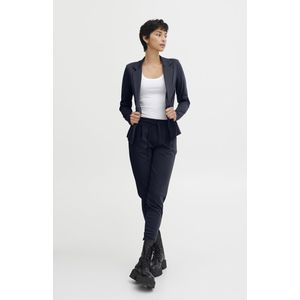 ICHI Slim Fit Pantalon KATE Donkerblauw