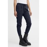 ICHI Slim Fit Pantalon KATE Donkerblauw
