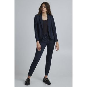 b.young Bandplooibroek 'Rizetta'  donkerblauw