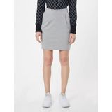 ICHI - IHKATE SK - Korte Minirok - Grijs Melange - Met Stretch en Elastische Tailleband