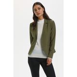 Blazer - KAjillian - Klassiek - Zwart - 68% Polyester - 28% Viscose - 4% Elastaan