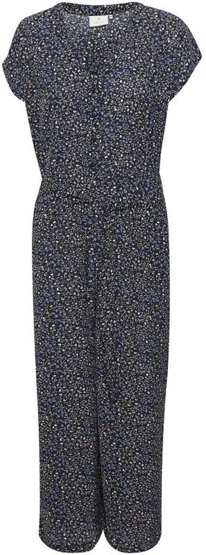 Kaffe - Jumpsuit - Korte Mouwen - Elastische Tailleband - 7/8 Lengte