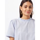 Top Loose fit blue white