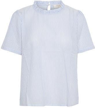 Top Loose fit blue white