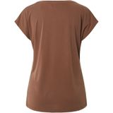 Kaffe - Kalise T-Shirt - Bruin - Dames - Korte Mouwen - Polyester