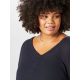 Kaffe Curve Top KCami Donkerblauw