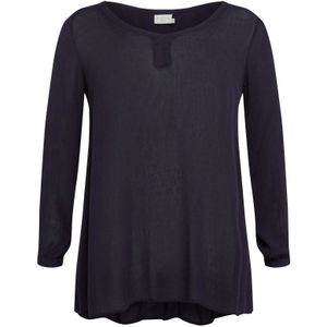 Kaffe Curve Top KCami Donkerblauw