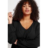 KAindia - Jurk - Blauw - 80% Polyester 17% Viscose 3% Elastaan