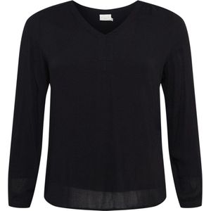 KAindia - Jurk - Blauw - 80% Polyester 17% Viscose 3% Elastaan